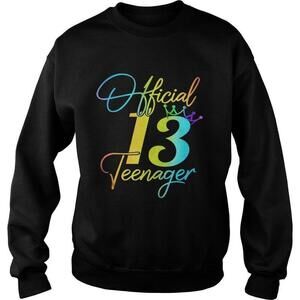 Office Teenager 13 Years Old Birthday Graphic Sweatshirt